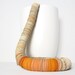 Necklace made of Book Pages and orange Papers - Ombre - Shades of orange
