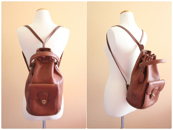 coach backpacks tan