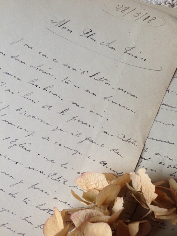 How to write a love letter in french picture