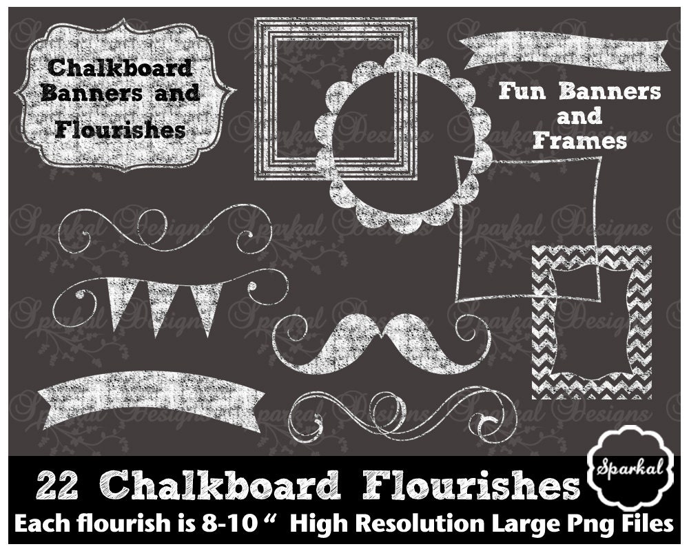 free chalkboard clipart frames - photo #49