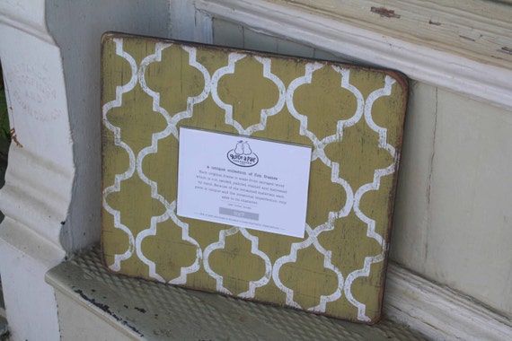 Photo frame, distressed wood