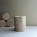Sale - natural white birch wood candle holder