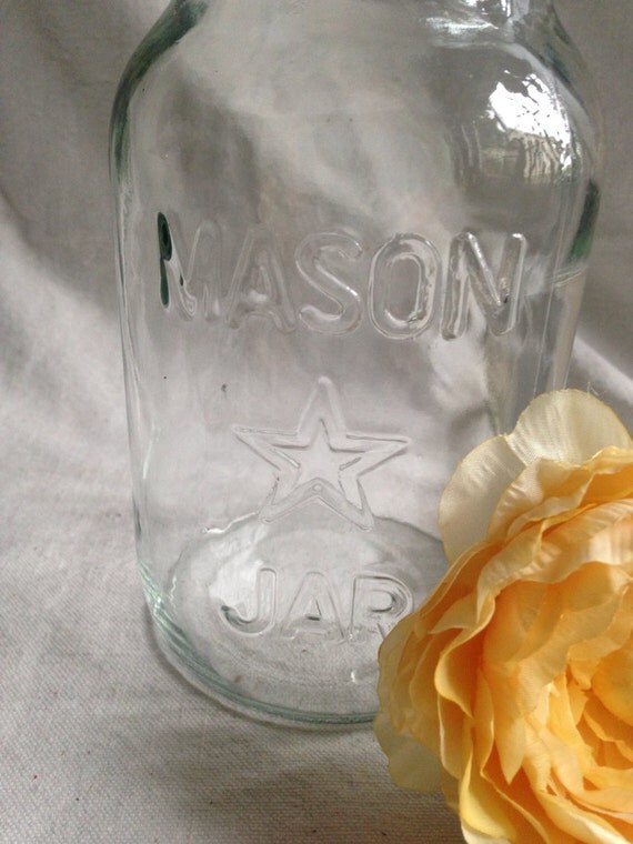 Mason STAR jar canning jar collectible jars by yosalvovendo