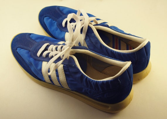 70's Pro Stripe Tennis Shoes. Running Shoes. Un Worn by Meowyland