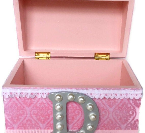 Personalized Jewelry Box Keepsake Box Girls Christening