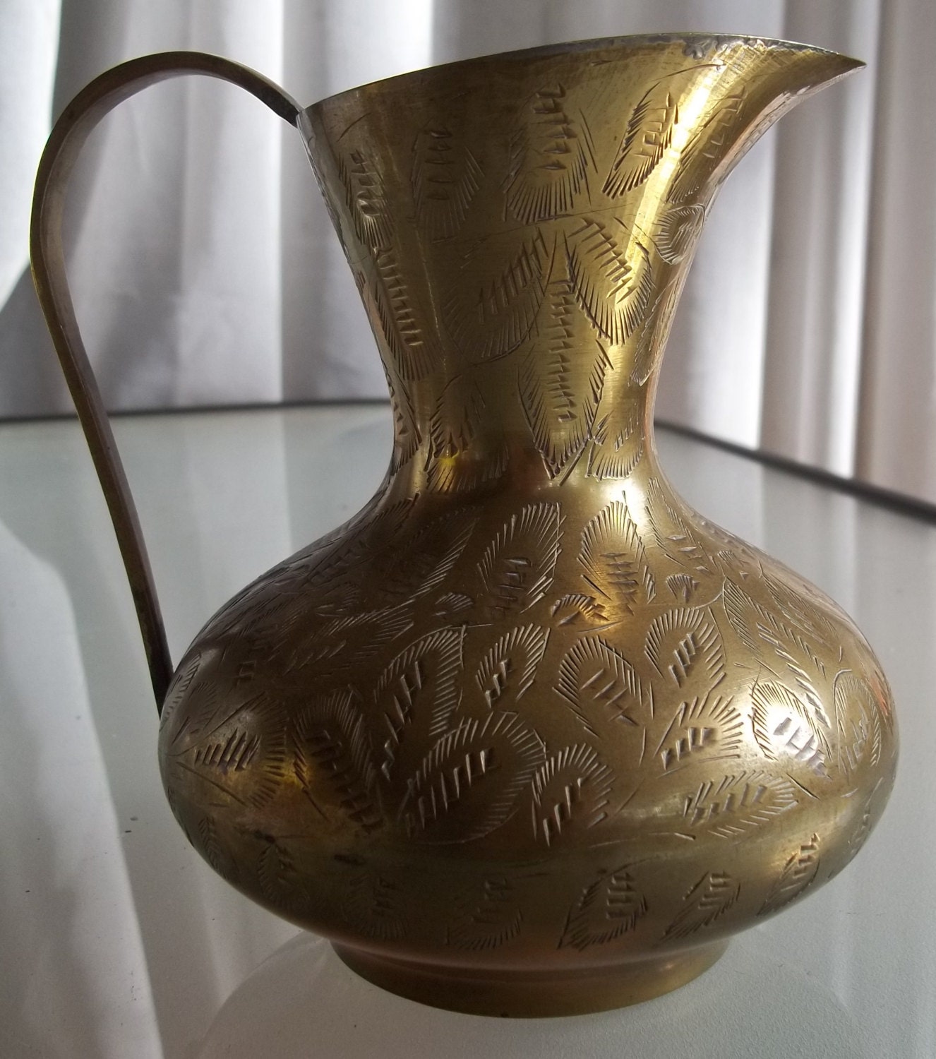 Vintage Brass Vessel Made in India by VintageCoolETC on Etsy