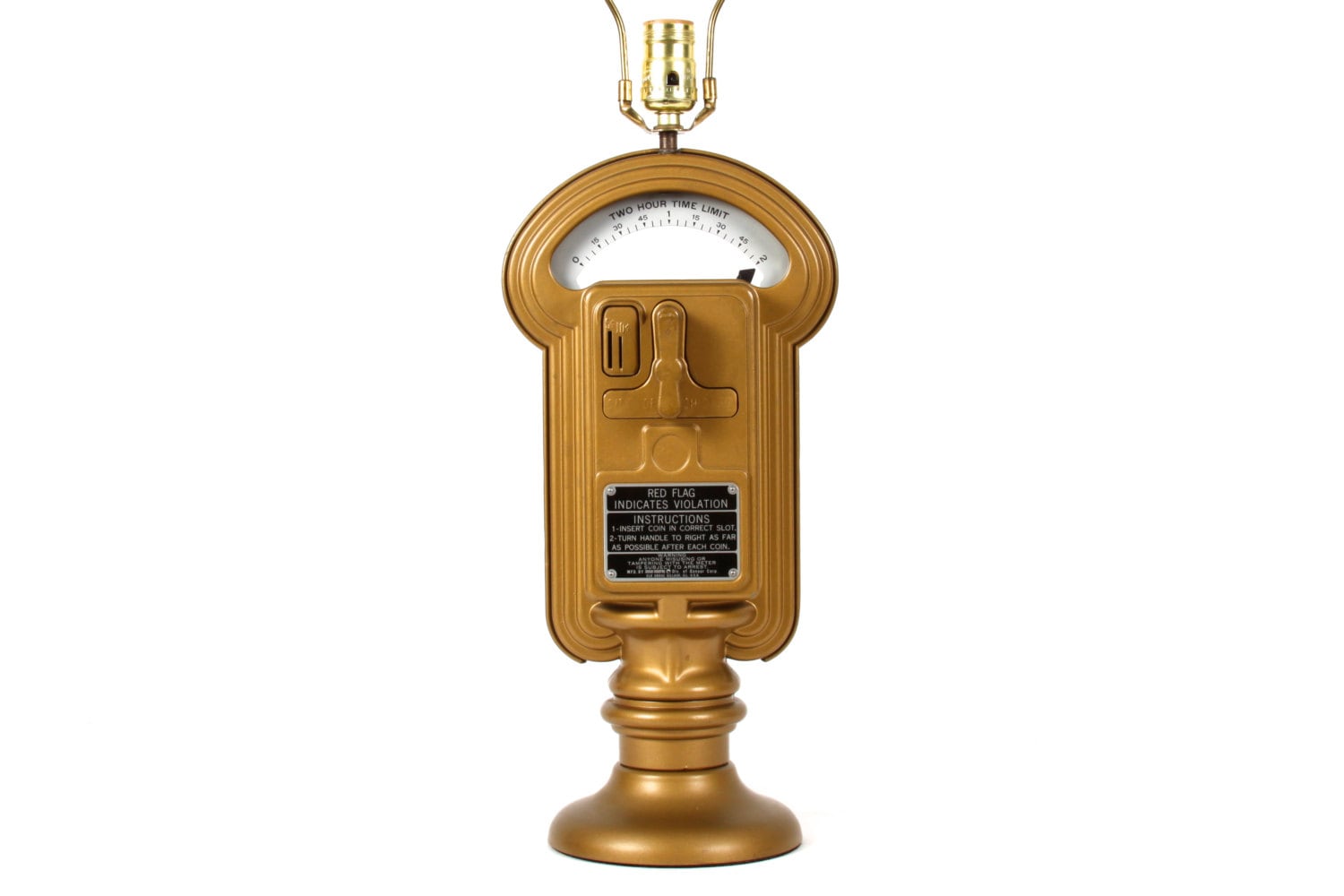 Parking Meter Lamp Vintage Table Lamp Mid Century by PhatDog