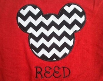Chevron Mickey Mouse Shirt Disney Family Mickey Shirt