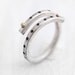 Gold Silver Ring Adjustable- Ring Set - One of a Kind - OOAK