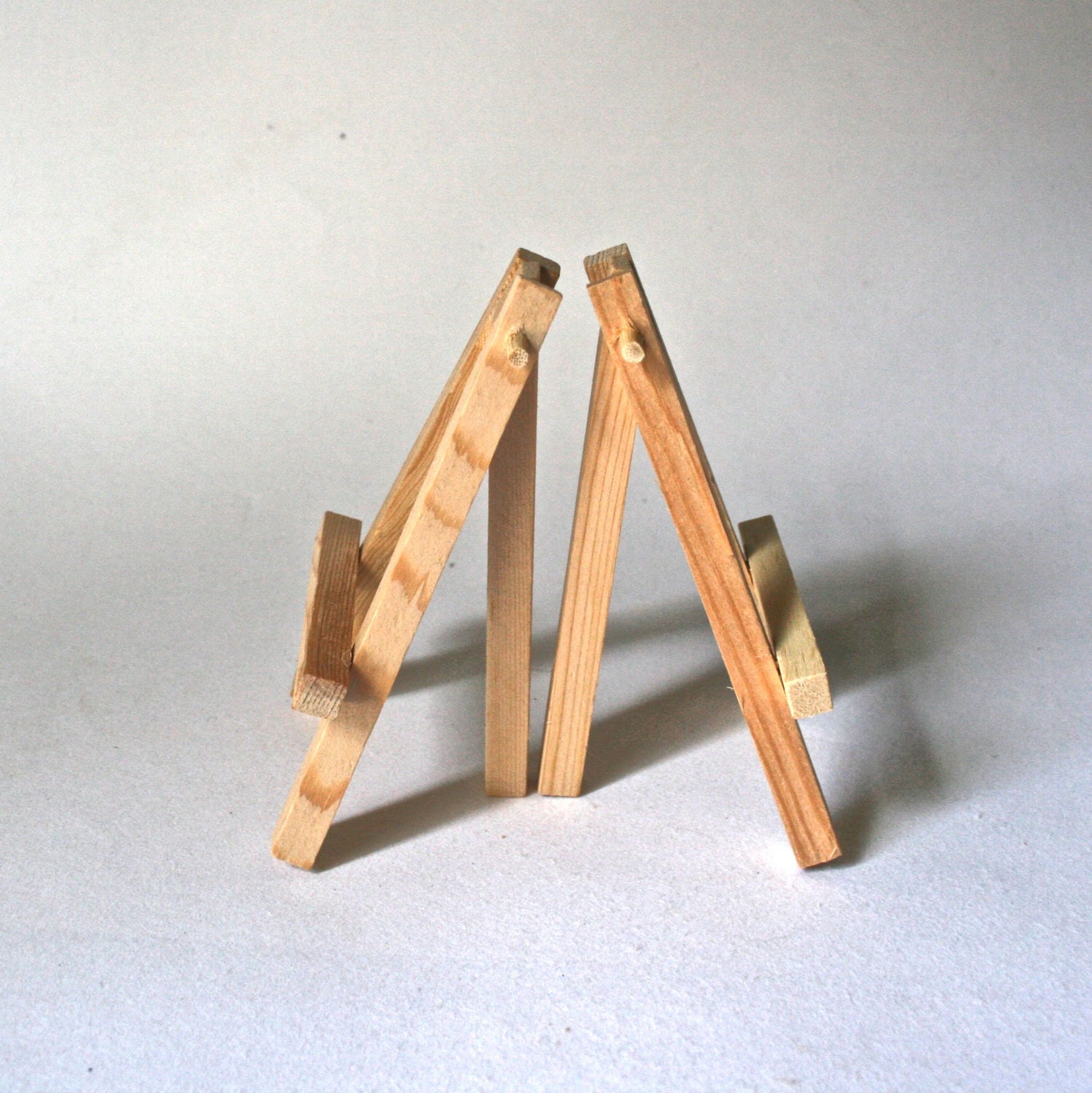 Six Small Wooden Easels for ATC ACEO Mini by ReminiscencePapers