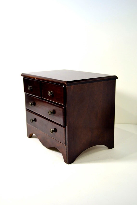 Miniature Chest of Drawers The Bombay Company Jewelry Box