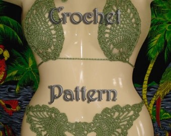 Crochet Pineapple Bikini G String Pattern And Top Instruction