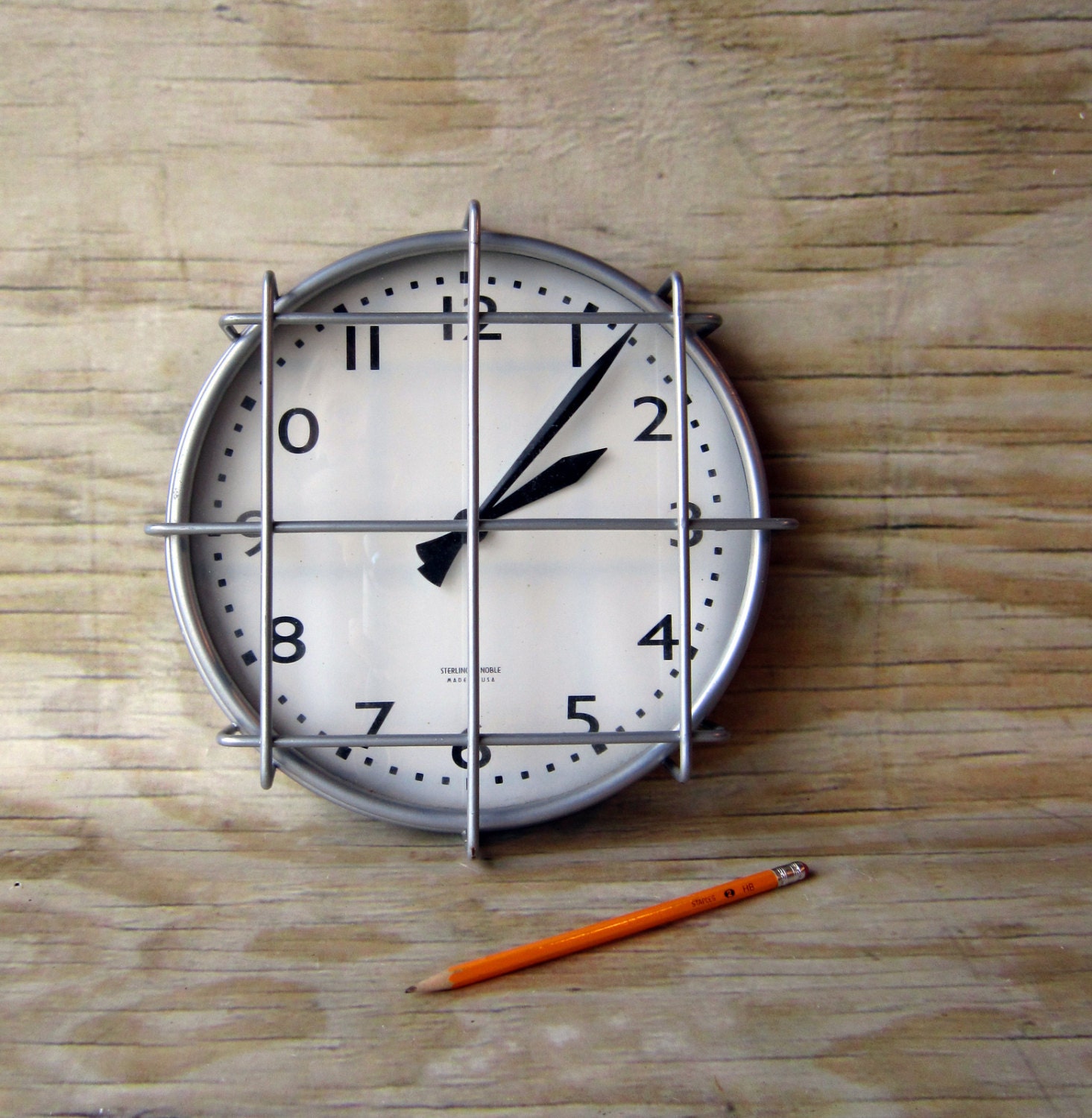 Retro School House Gymnasium Clock