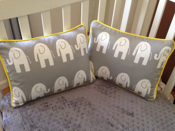 elephant accent pillow