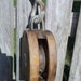 BOSTON & LOCKPORT Block Co. Single Sheave PulleyIndustrial, Barn Pulley, Home Decor