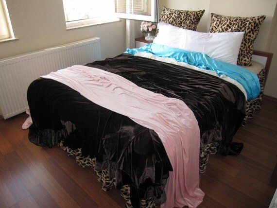 Custom velvet bedspread - QUEEN bed cover - 2013 Velvet nomad ...