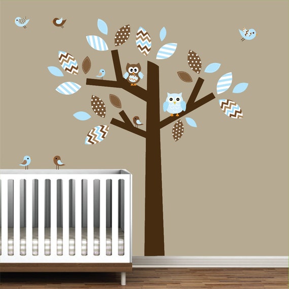 Items similar to wall Decal Decals Sticker Tree Nursery Kids Art on Etsy