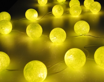 Colourful Rattan ball string lights for PatioWeddingParty