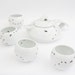 Teapot and cups with Bugs - Contemporary Porcelain Tea or Coffee Set decorated with Ants and Insects