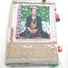 Frida Kahlo Fabric Covered Art Journal, Mixed Media Smash Book
