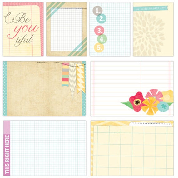 Large and Medium Journaling Tags Serendipity from Elle's Studio