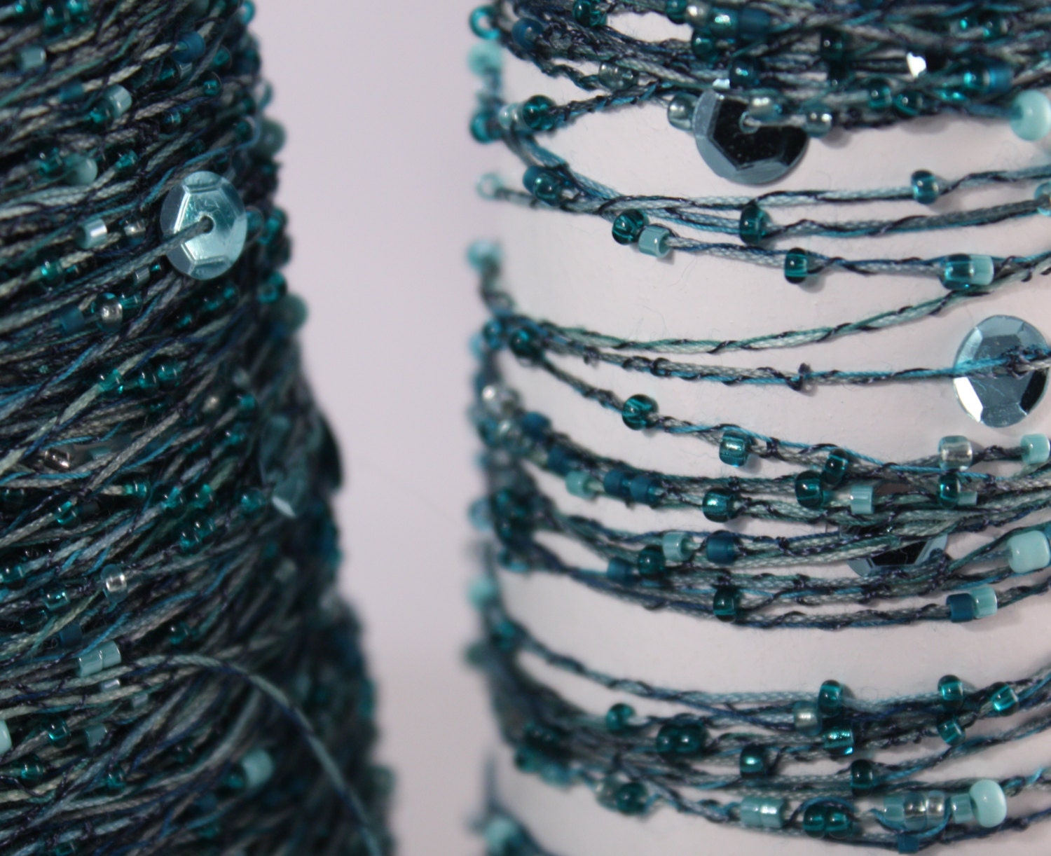 beaded yarn knitting art yarn with beads sequins novelty yarn