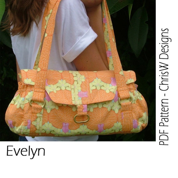 Items similar to Handbag Bag Sewing Pattern INSTANT DOWNLOAD PDF