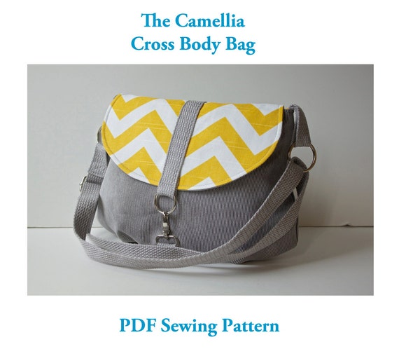 The Camellia Cross Body Bag - PDF SEWING PATTERN