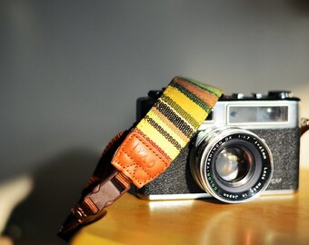 Green Village Camera Strap suits for DSLR / SLR with Quick Release Buckles