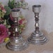 Vintage Rubel Candle Holders 1968 Silver Tone