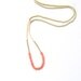 HALF OFF The Enamoured Necklace - Pink Coral with Vintage Color Palette