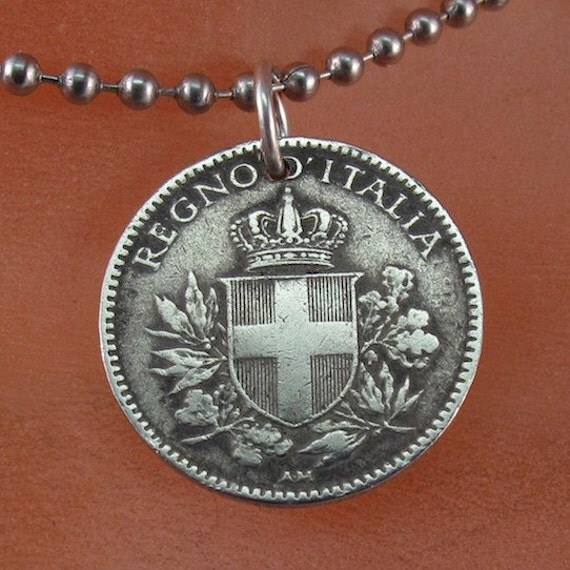 Italian coin necklace Outlet