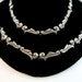 Taxco Necklace Bracelet 980 Silver Vintage 1950s Set Signed Gerardo López Mexico Convertible Set