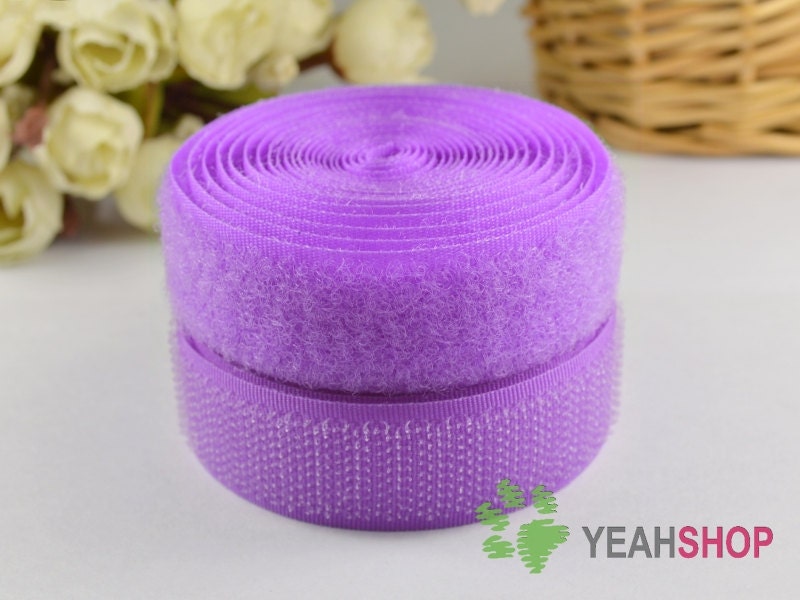 20mm Purple Sew on Velcro Hook & Loop Tape 2 Meters VC206