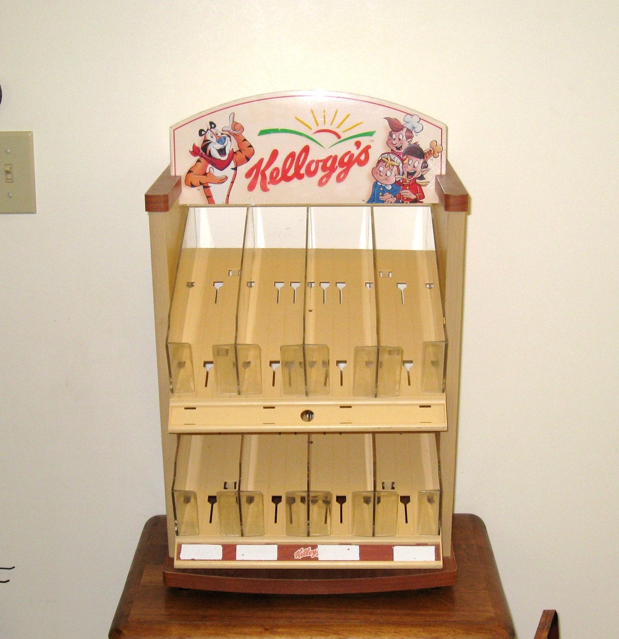 SALE Retro Kellogg's Single Serve Cereal Box Dispenser