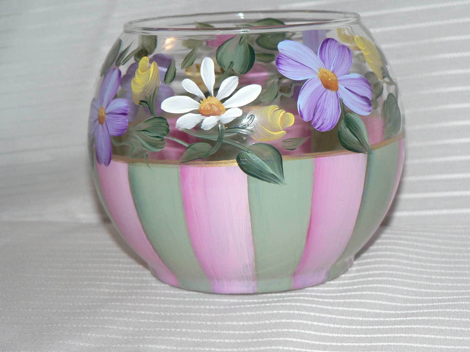 Hand Painted Glass Candle Holder By Traditionsbylinda On Etsy   Il Fullxfull.461176068 3fze 