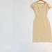 snowflake winter vintage ecru cream ivory wool hand loomed dress 1950s silver bride retro mad men fashion bomb Marilyn