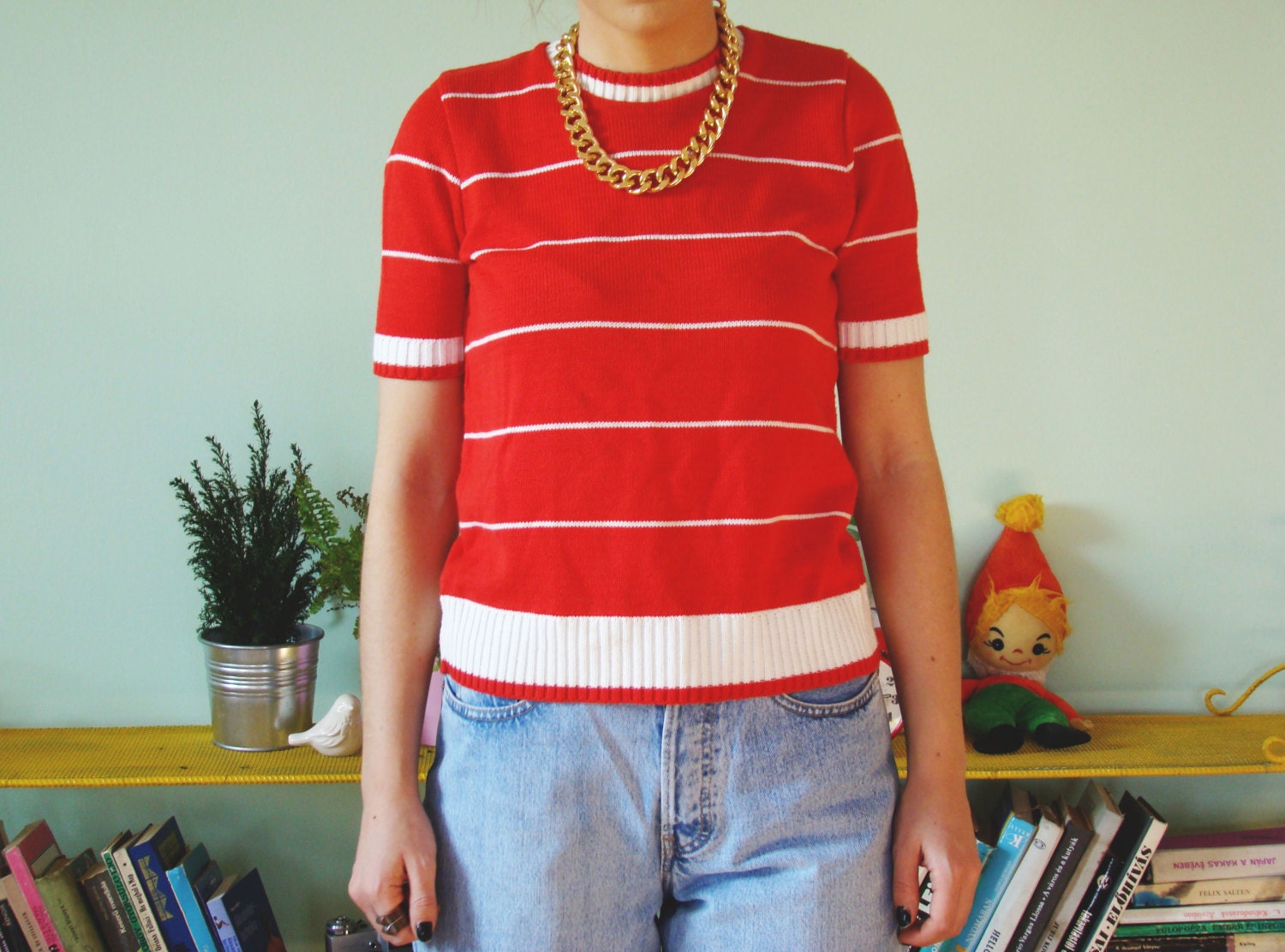 vintage stripe t shirt