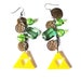 Zelda Triforce Earrings, Rupees Treasure Retro Gaming Geekery