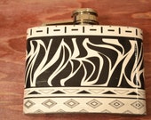 Black and White Flask