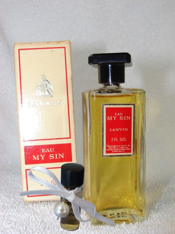 Eau MY SIN 5 ml Vintage Eau de LANVIN Perfume from Paris