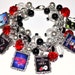 CUSTOM BROADWAY MUSICALS Charm Bracelet Altered Art Handmade Free2BDesigns Made to Order Wicked Les Miserables Phantom of the Opera