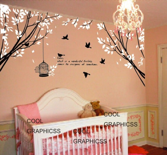 vinyl wall decals trees wall sticker baby nursery children wall decor home decor wall hanging - Etsy Baby Room vinyl wall decals trees wall sticker baby nursery children wall decor home decor wall hanging - Etsy Baby Room
