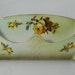 Vintage Porcelain Caddy Eyeglass Holder Porcelain with Yellow Roses