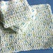 Crochet dishcloth Set of 3 All Cotton