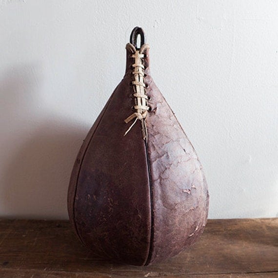 Vintage Leather Boxing Speed Bag