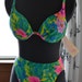 Venus Neon Floral Vintage 1980s Bikini New with Tags