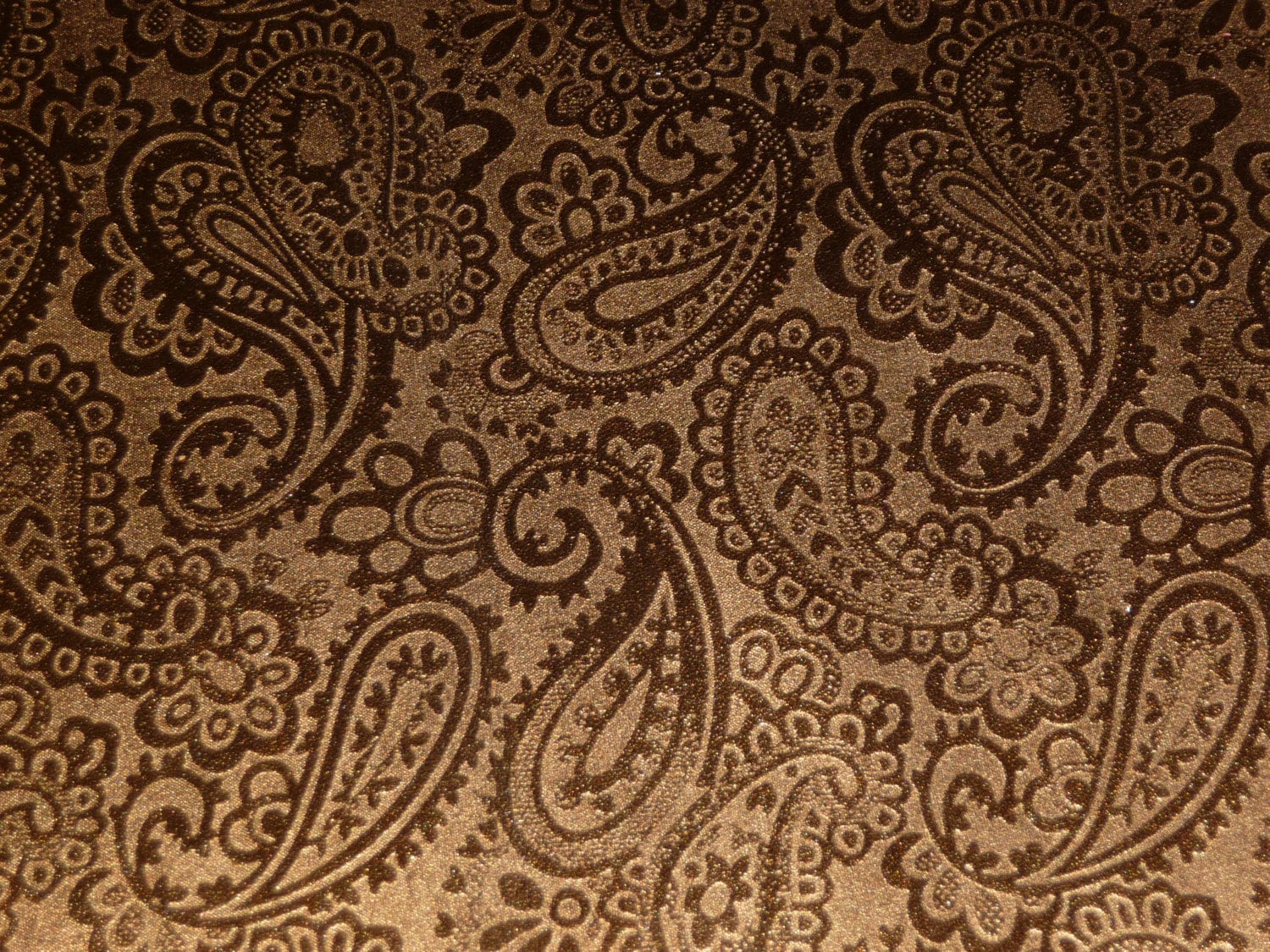 Leather 8x10 Bronze / Copper METALLIC PAISLEY