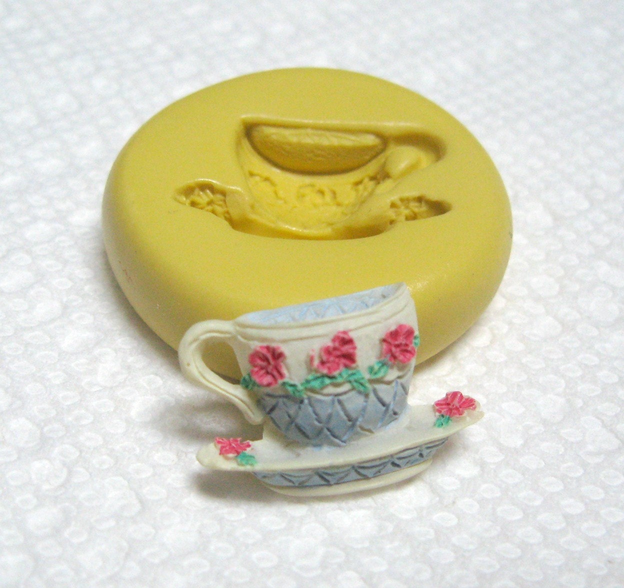 Tea cup Flexible Silicone mold Kawaii Food Grade Quality