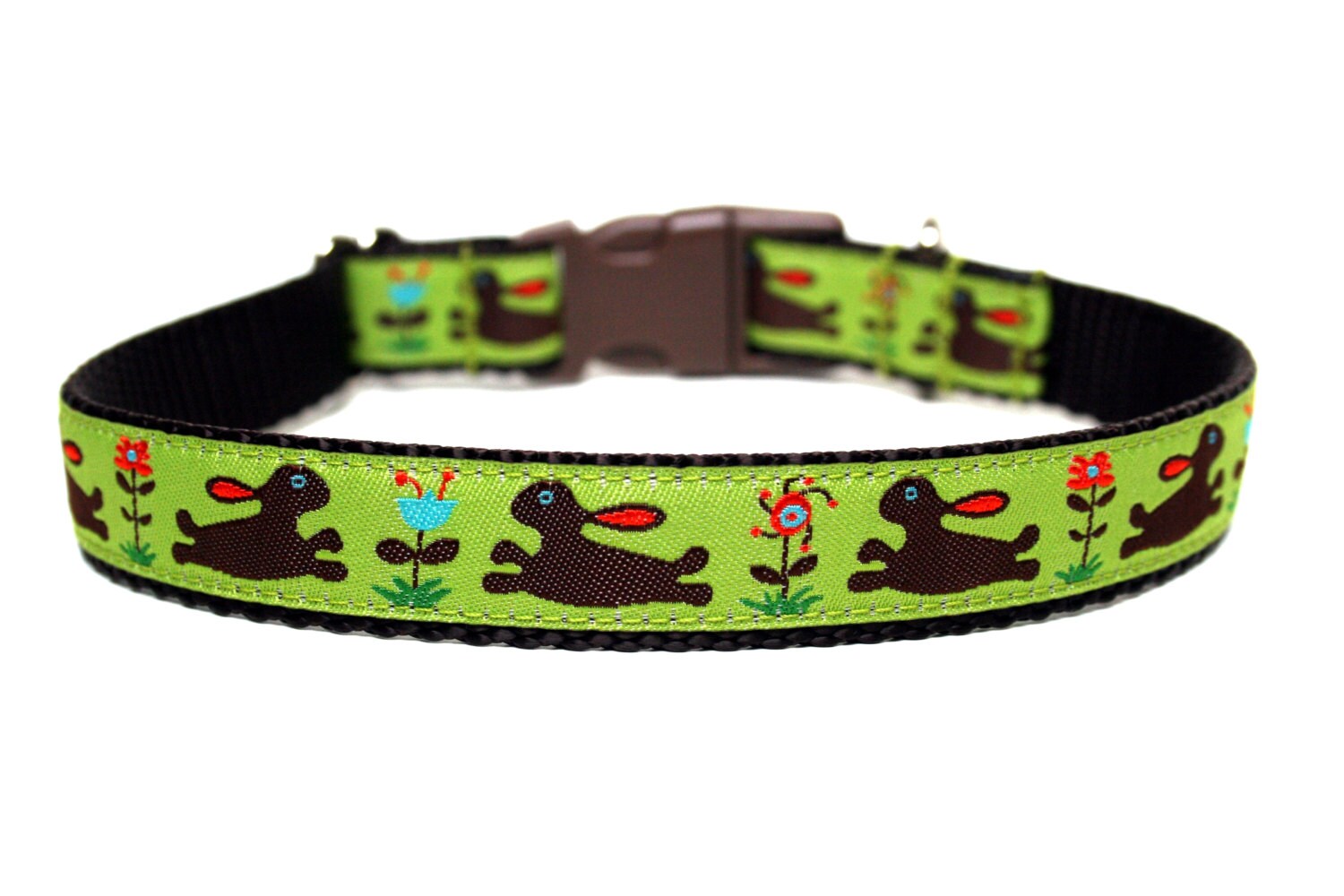 Bunny Dog Collar 3/4 Spring Dog Collar